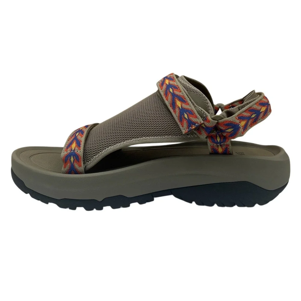 Teva Mens Hurricane Ampsole Sport Outdoor Sandal Size 10 Olive-Green-Blue-Yellow